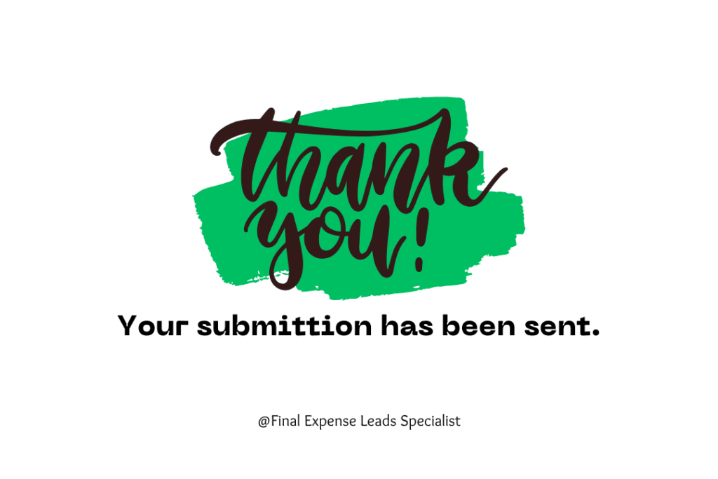 Thanks you by final expense leads specialist